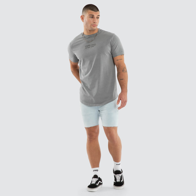 Slateborn Dual Curve Tee Pigment Wild Dove