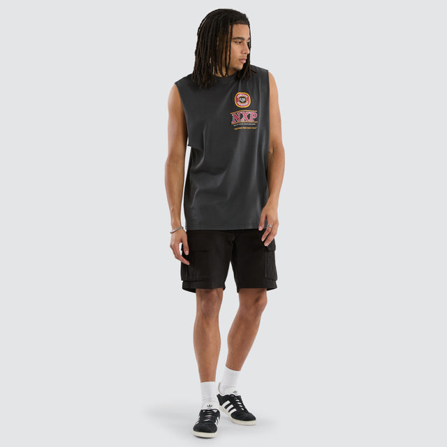 Carlton Draught Comical Relaxed Muscle Pigment Black