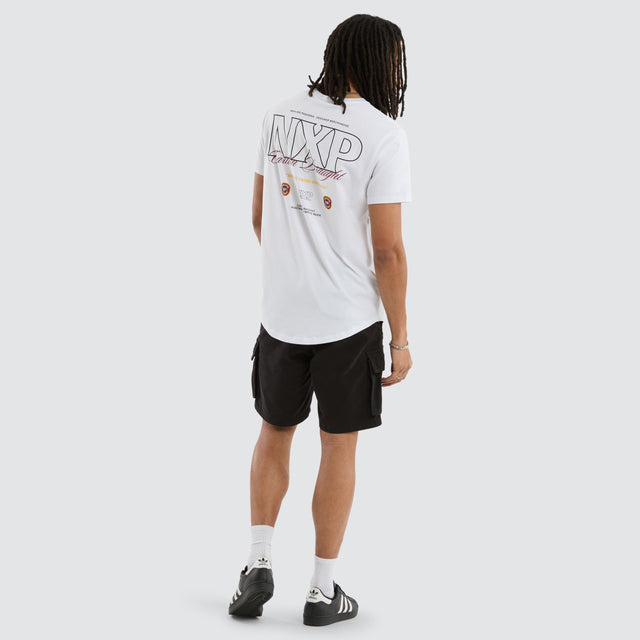 Carlton Draught General Dual Curved Tee Optical White