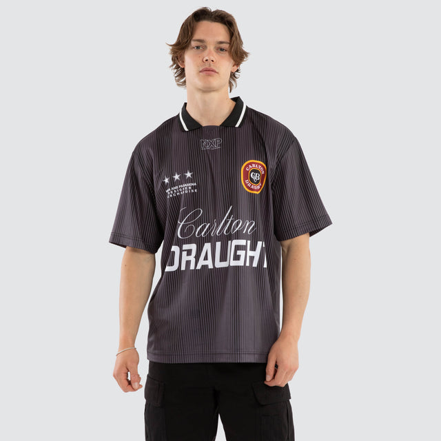 Carlton Draught Division Football Jersey Jet Black