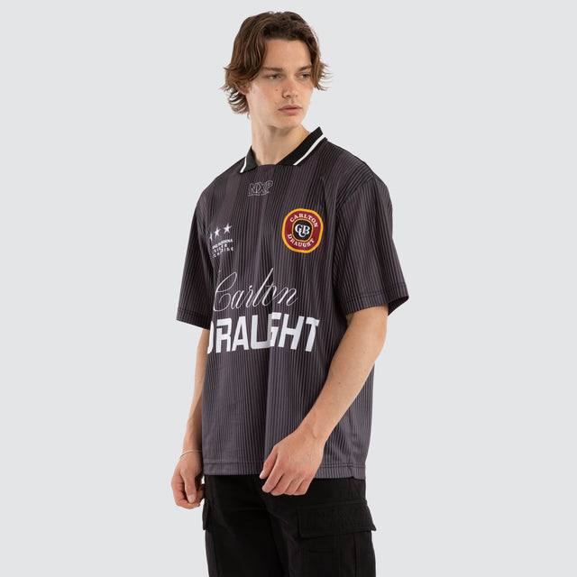 Carlton Draught Division Football Jersey Jet Black