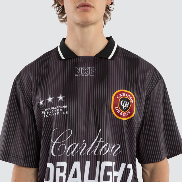 Carlton Draught Division Football Jersey Jet Black