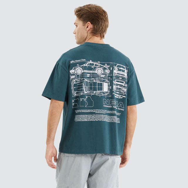 Blueprint Extra Heavy Street Tee Sea Moss