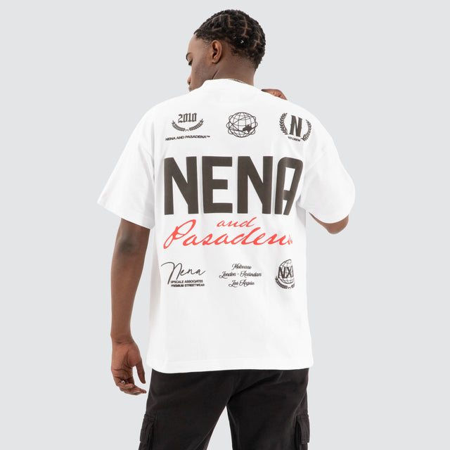 Global Raptor Tee Optical White