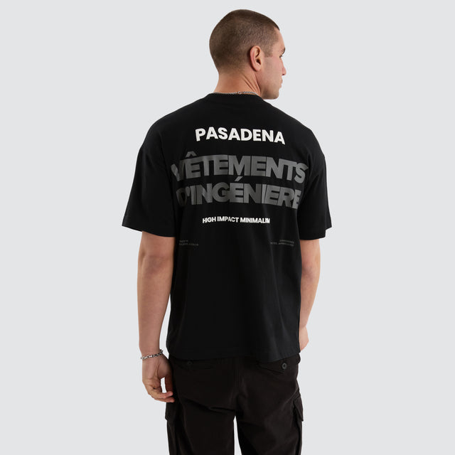 Passage Raptor Tee Anthracite Black