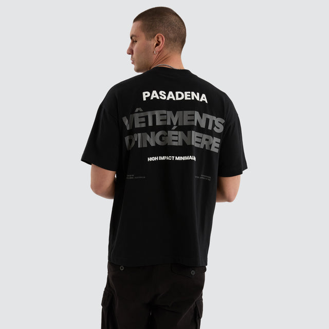 Passage Raptor Tee Anthracite Black