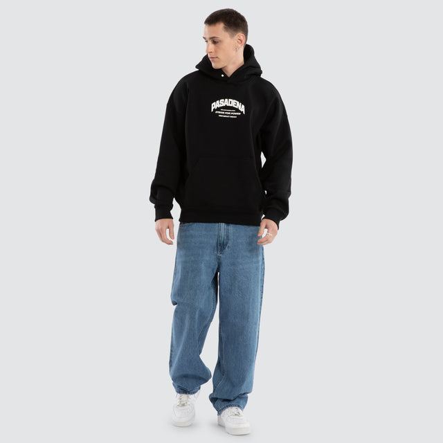 Strive Box Fit Hoodie Jet Black