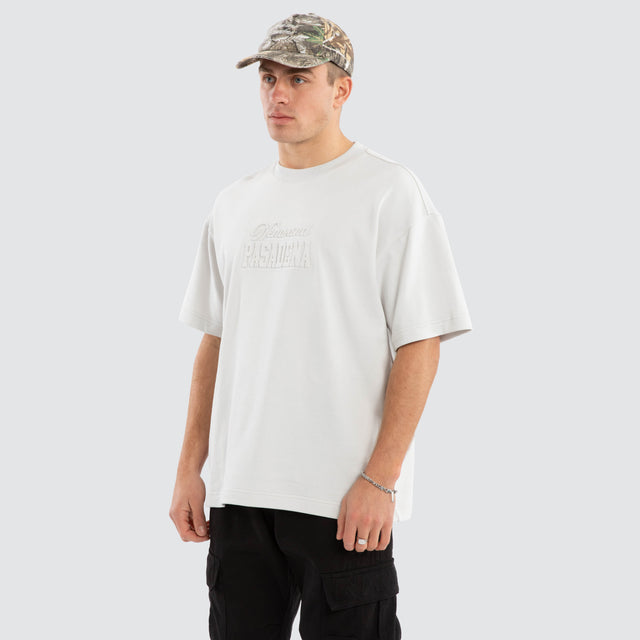 Progress Loopback Raptor Tee Glacier Grey