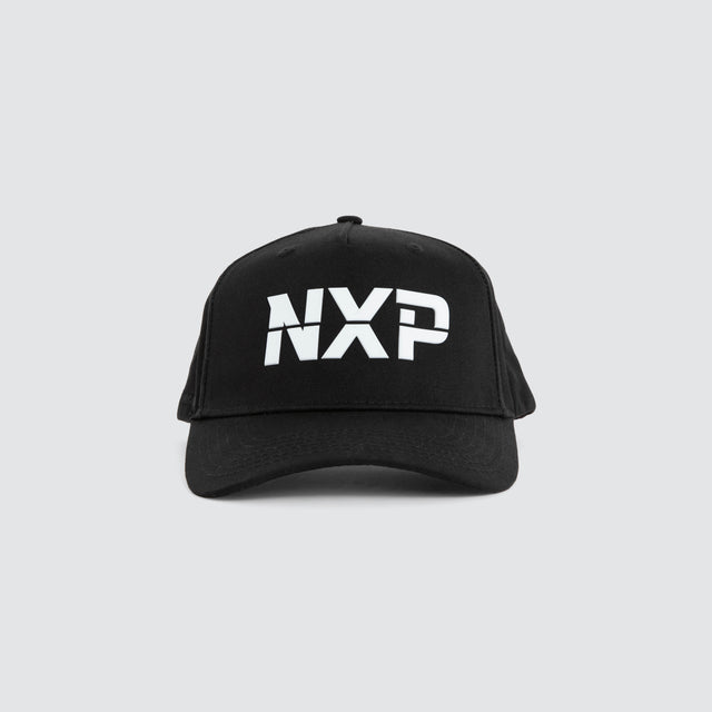 Model wears Axis Cap Jet Black Caps Black – image 5