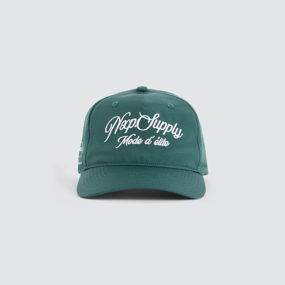 NXP Compact Golfer Cap in Rain Forest Green | Neverland Store