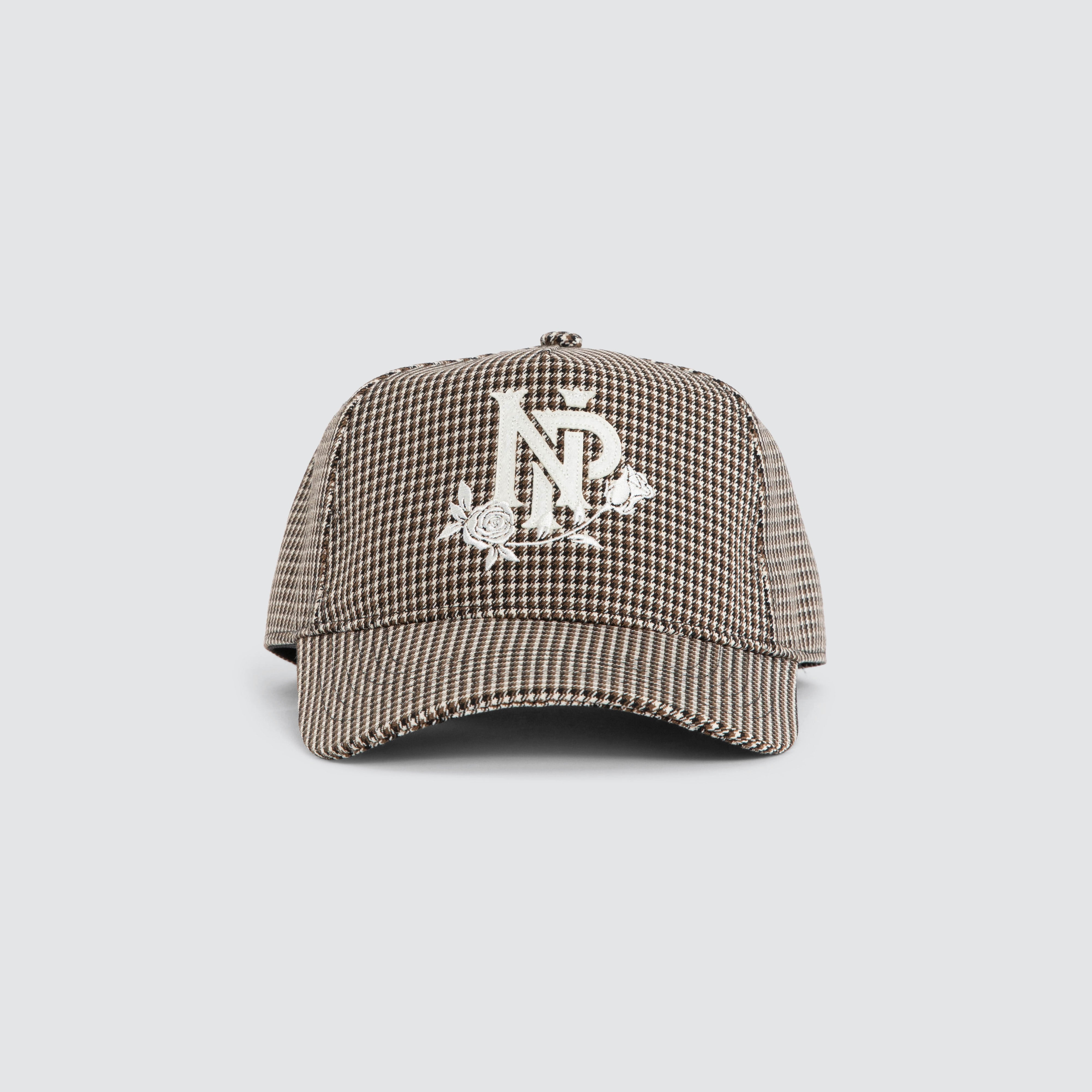 pwa　MICRO CHECK POD-HAT NXP Gain Cap in Black | Neverland Store