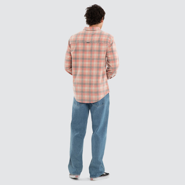 Frontier Long Sleeve Shirt Poppy Red/Oatmeal Check