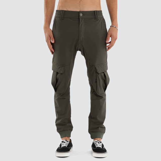 F150 Slim Nylon Cargo Jogger Dark Olive