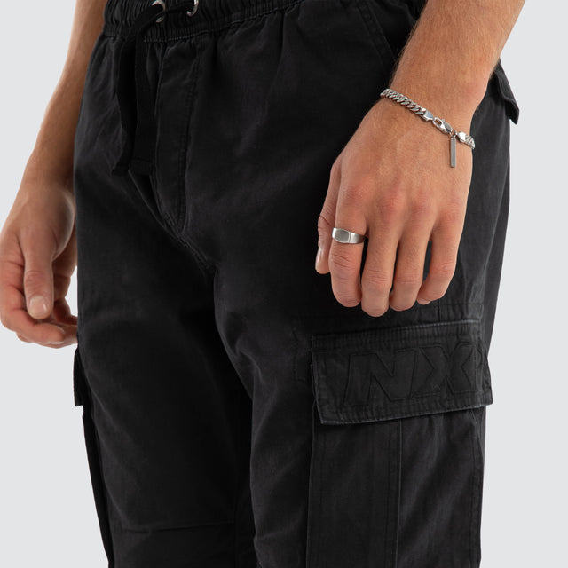 League Cargo Pant Black