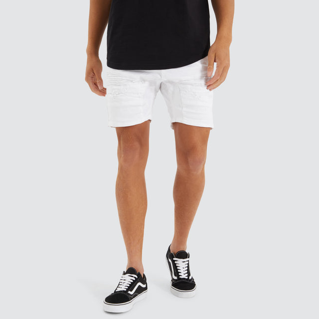 Viper Denim Short White