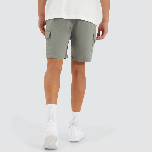 S150 Slim Stretch Cargo Short Slate Grey