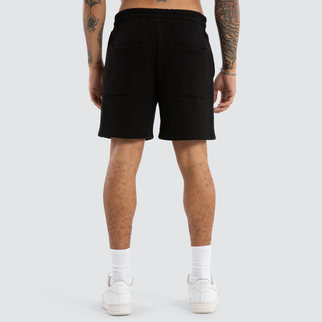 Forge Gym Trackshort Jet Black