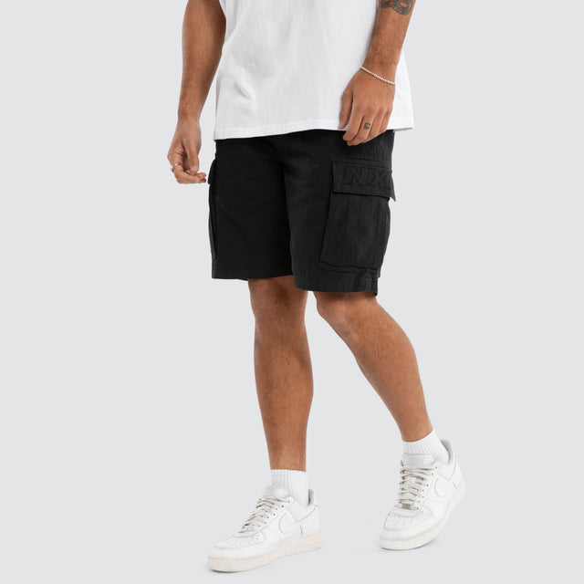 League Cargo Short Black