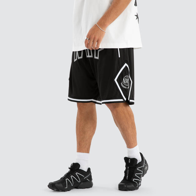 Court Basketball Short Jet Black
