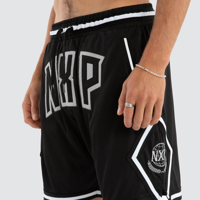 Court Basketball Short Jet Black