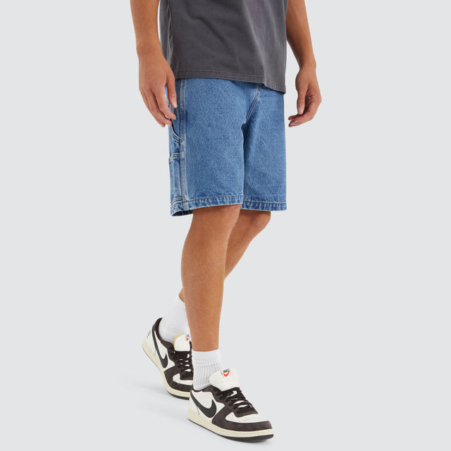 Built Carpenter Jort Shorts Clean Blue