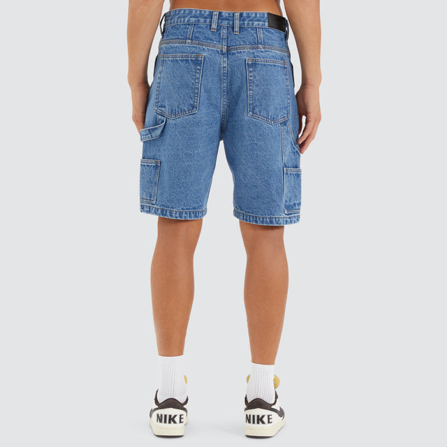 Built Carpenter Jort Shorts Clean Blue