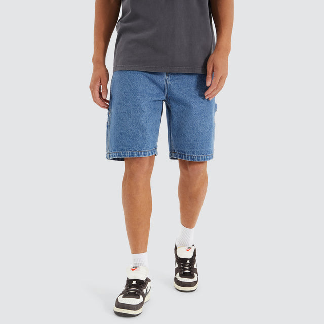 Built Carpenter Jort Shorts Clean Blue