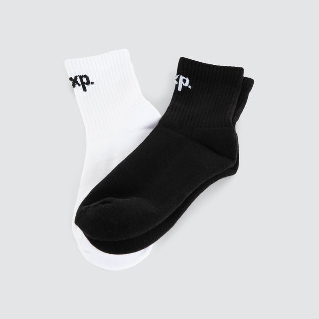 Original Mix 2PK Socks Black/White
