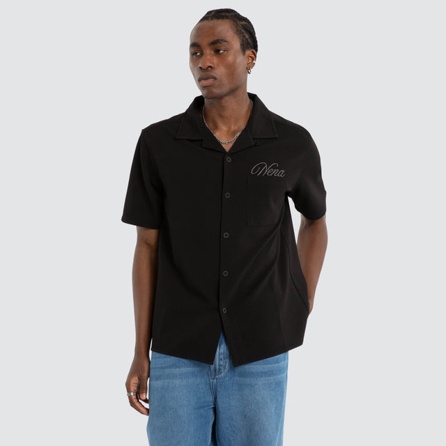 Comfort Short Sleeve Shirt Black