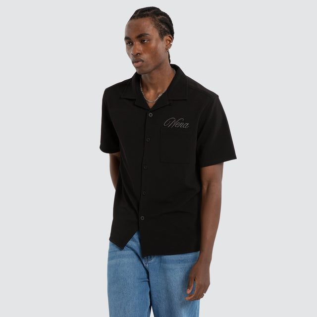 Comfort Short Sleeve Shirt Black