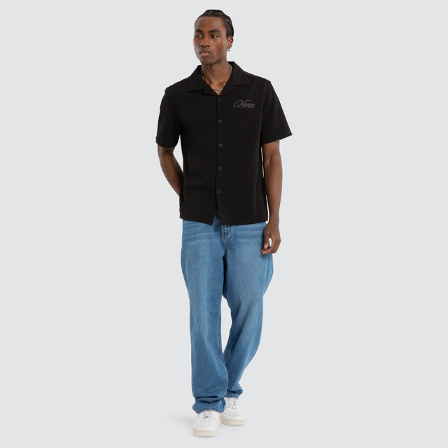 Comfort Short Sleeve Shirt Black