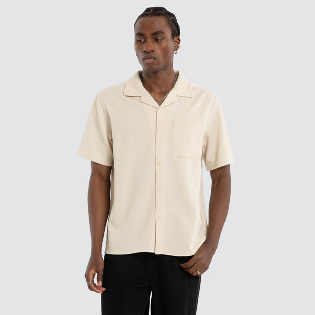 Comfort Short Sleeve Shirt Oatmeal