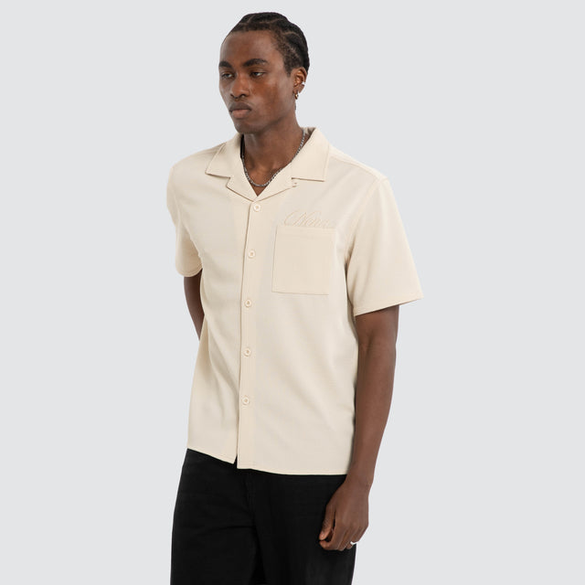 Comfort Short Sleeve Shirt Oatmeal