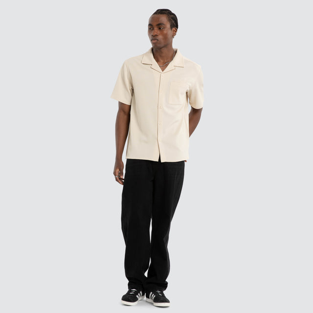 Comfort Short Sleeve Shirt Oatmeal