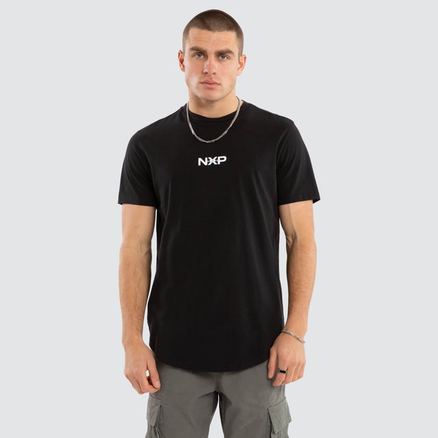 Combat Dual Curved Tee Jet Black