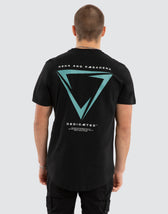 Inevitable Dual Curved Tee Jet Black