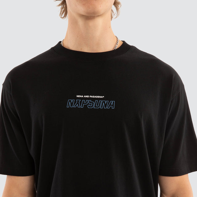 Charge Box Fit Scoop Tee Jet Black