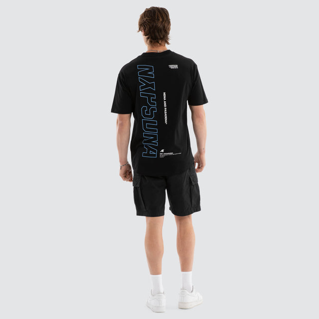 Charge Box Fit Scoop Tee Jet Black