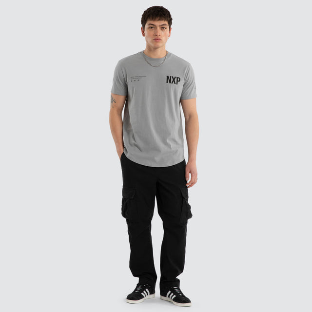 Harbour Dual Curved Tee Ultimate Grey