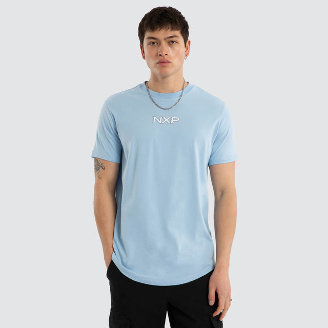 Buzz Dual Curved Tee Blue Bell