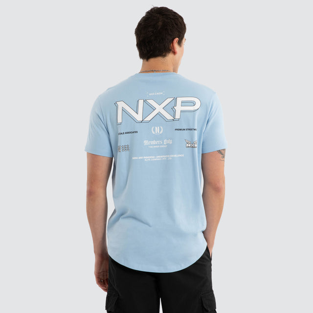 Buzz Dual Curved Tee Blue Bell