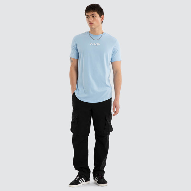 Buzz Dual Curved Tee Blue Bell