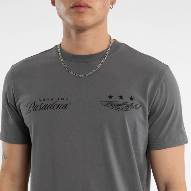 Pledge Dual Curved Tee Lava Smoke