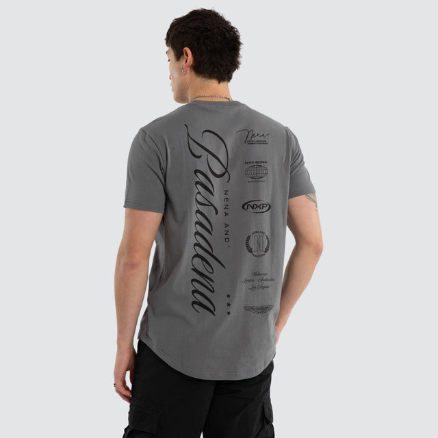 Pledge Dual Curved Tee Lava Smoke