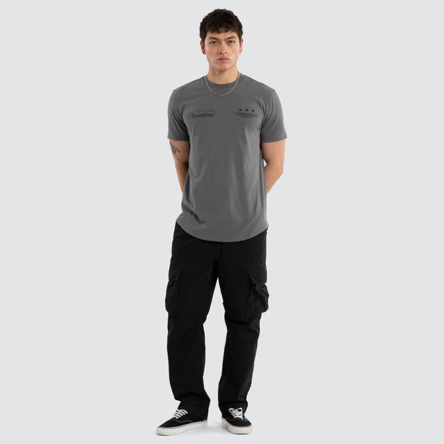 Pledge Dual Curved Tee Lava Smoke