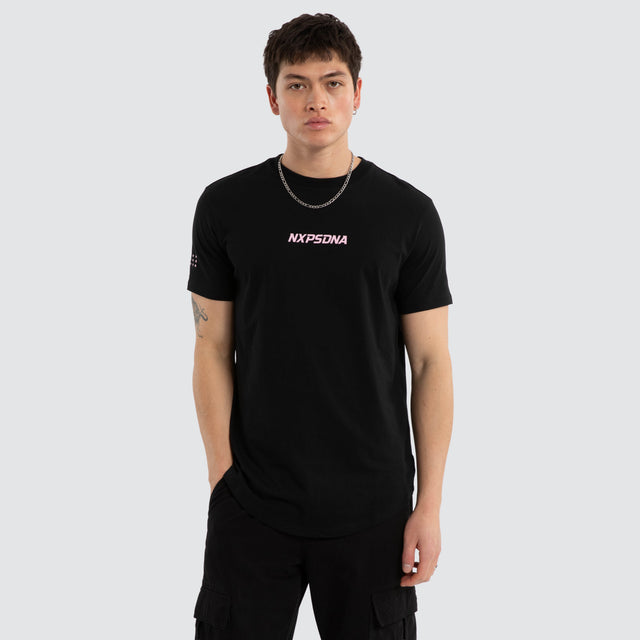 Anlantic Dual Curved Tee Jet Black