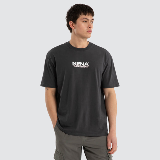Demand Box Fit Tee Asphalt
