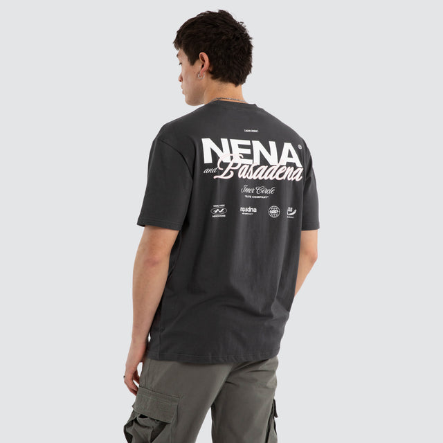 Demand Box Fit Tee Asphalt