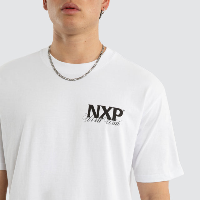 Mirage Box Fit Tee Optical White