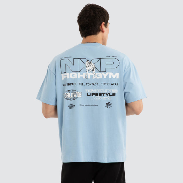 Script Raptor Tee Blue Bell